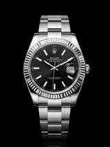 2026 Rolex Datejust 41 126334 Black Dial Fluted Bezel Oyster Bracelet – New