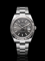 2026 Rolex Datejust 41 126334 Slate Dial Fluted Bezel Oyster Bracelet – New