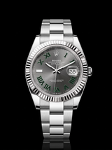 2026 Rolex Datejust 41 126334 Wimbledon Dial Fluted Bezel Oyster Bracelet – New
