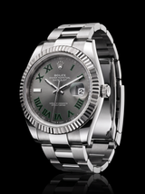 2026 Rolex Datejust 41 126334 Wimbledon Dial Fluted Bezel Oyster Bracelet – New