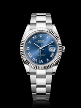 2026 Rolex Datejust 41 126334 Blue Roman Dial Fluted Bezel Oyster Bracelet – New
