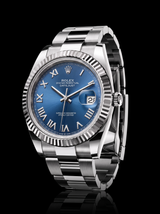 2026 Rolex Datejust 41 126334 Blue Roman Dial Fluted Bezel Oyster Bracelet – New