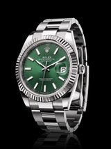 2026 Rolex Datejust 41 126334 Green Dial Fluted Bezel Oyster Bracelet – New