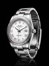2026 Rolex Datejust 41 126334 White Roman Dial Fluted Bezel Oyster Bracelet – New
