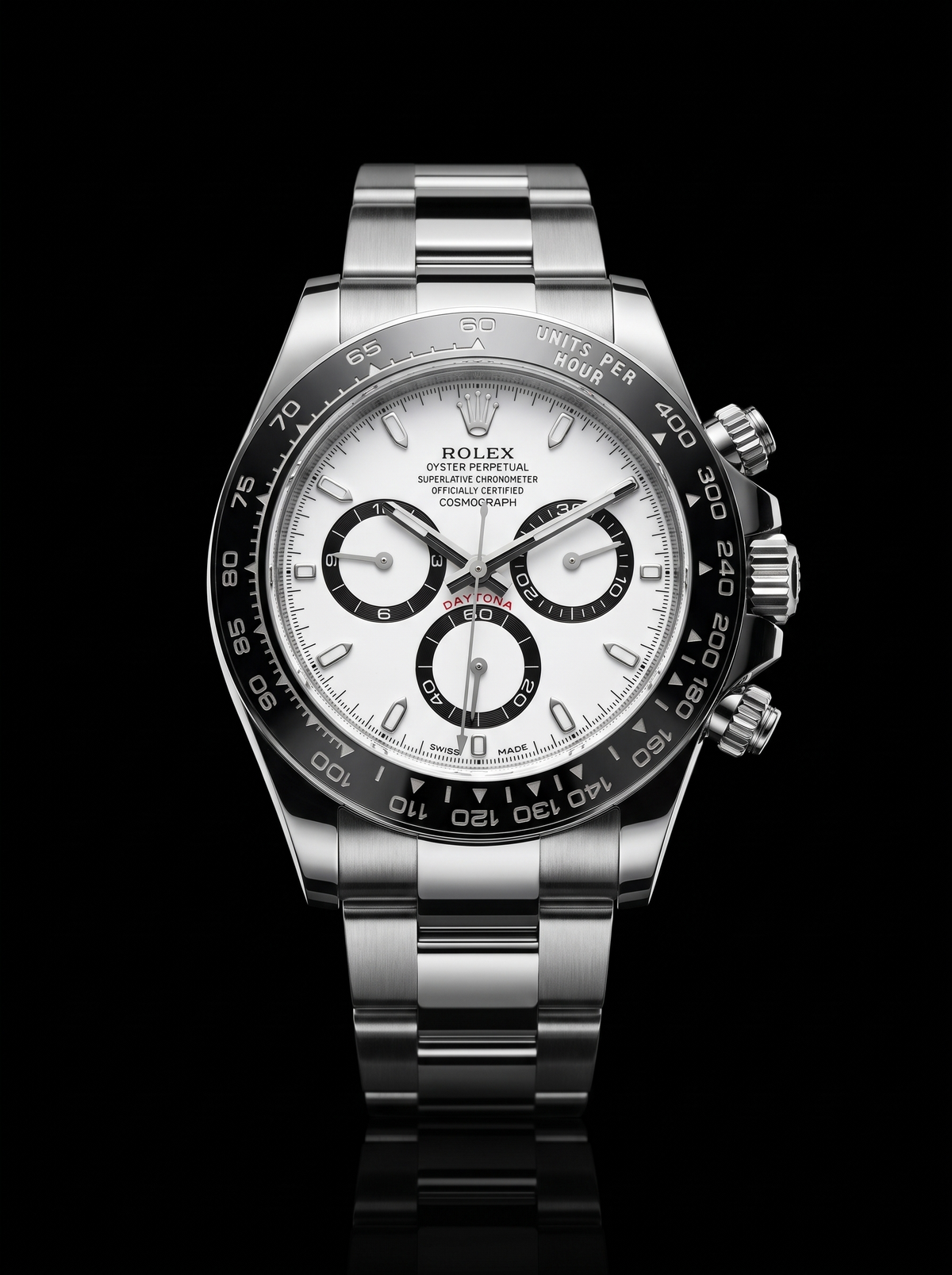 Rolex Cosmograph Daytona "Panda" 40mm White Dial Black Ceramic Bezel 126500LN – New 2026
