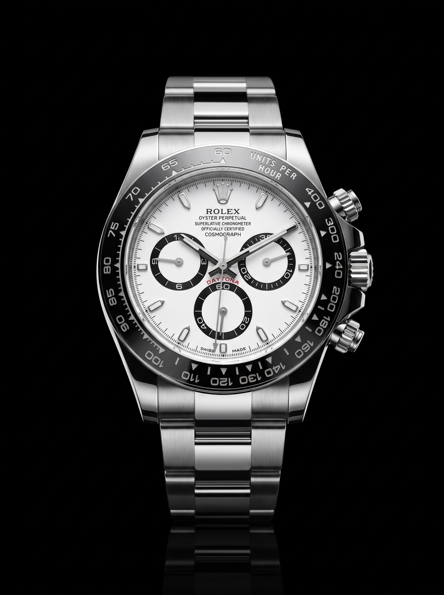 Rolex Cosmograph Daytona "Panda" 40mm White Dial Black Ceramic Bezel 126500LN – New 2026