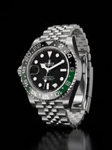 Rolex GMT-Master II "Sprite" 40mm Black Dial Black and Green Ceramic Bezel 126720VTNR Jubilee – New 2026
