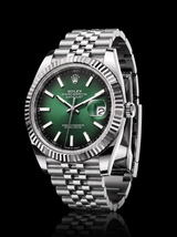 2026 Rolex Datejust 41 126334 Green Ombré Dial Fluted Bezel Jubilee Bracelet – New