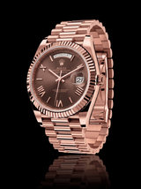 Rolex Day-Date 40mm Chocolate Roman Dial Everose Gold President 228235 – New 2026