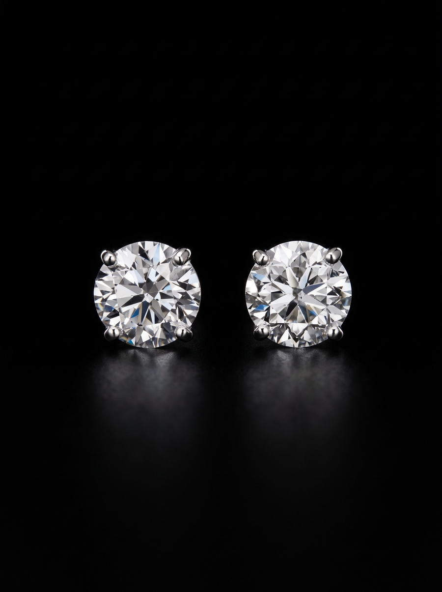 Lab-Grown Diamond Stud Earrings