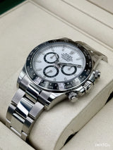 Rolex Daytona 126500LN angled profile in box