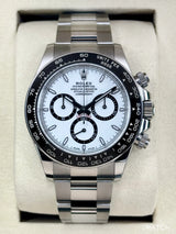 Rolex Daytona 126500LN white Panda dial front view