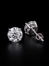 Natural Diamond Stud Earrings