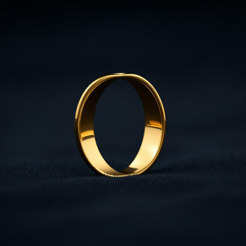 Yellow gold ring